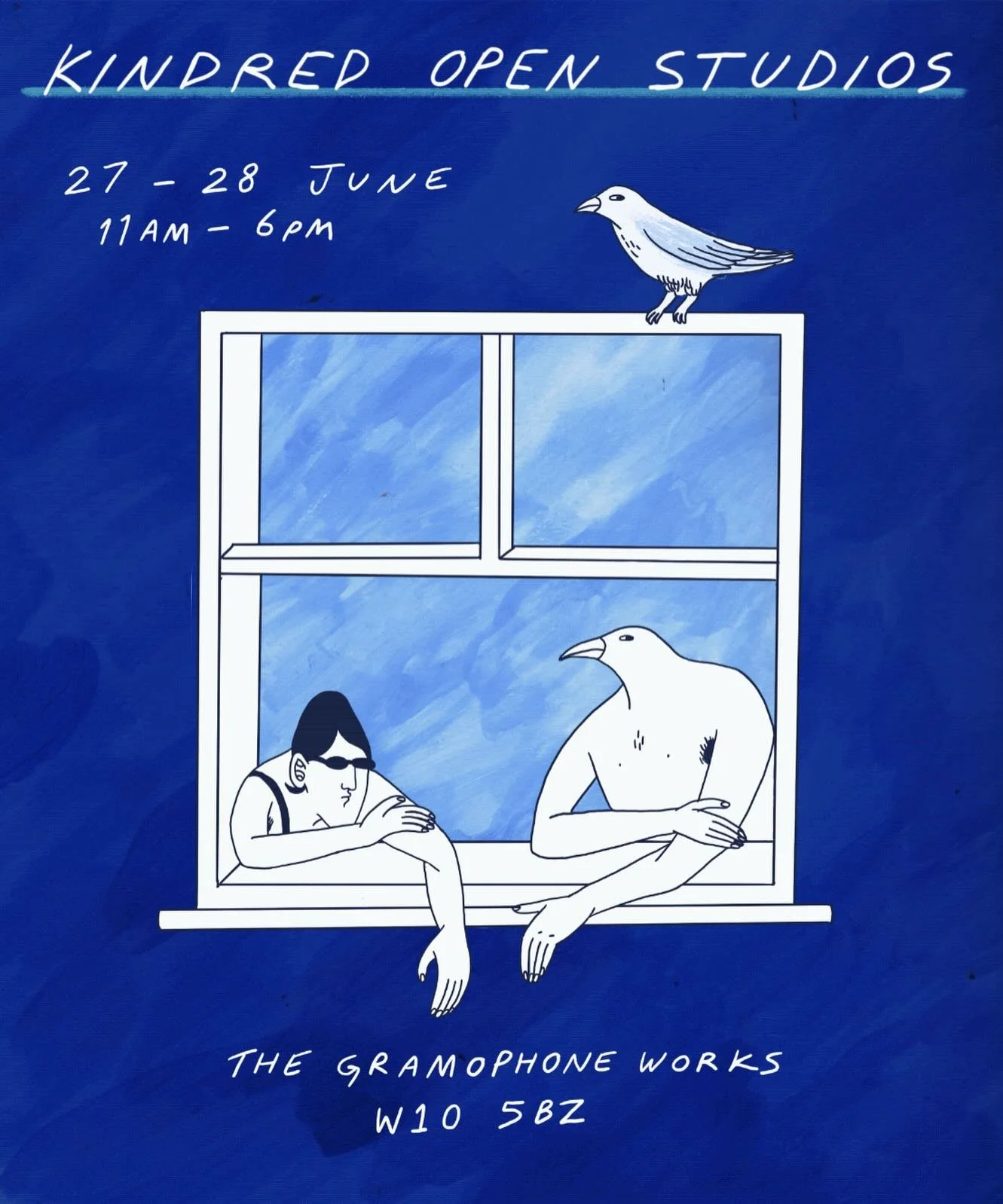 SAVE THE DATE: Our first Open Studios at our new site is happening on Saturday 27 June (11-6pm)
and Sunday 28 June, 11-5pm) - Family day. 

Kindred Studios Open Studios invites you inside one of London&rsquo;s largest creative communities, where over