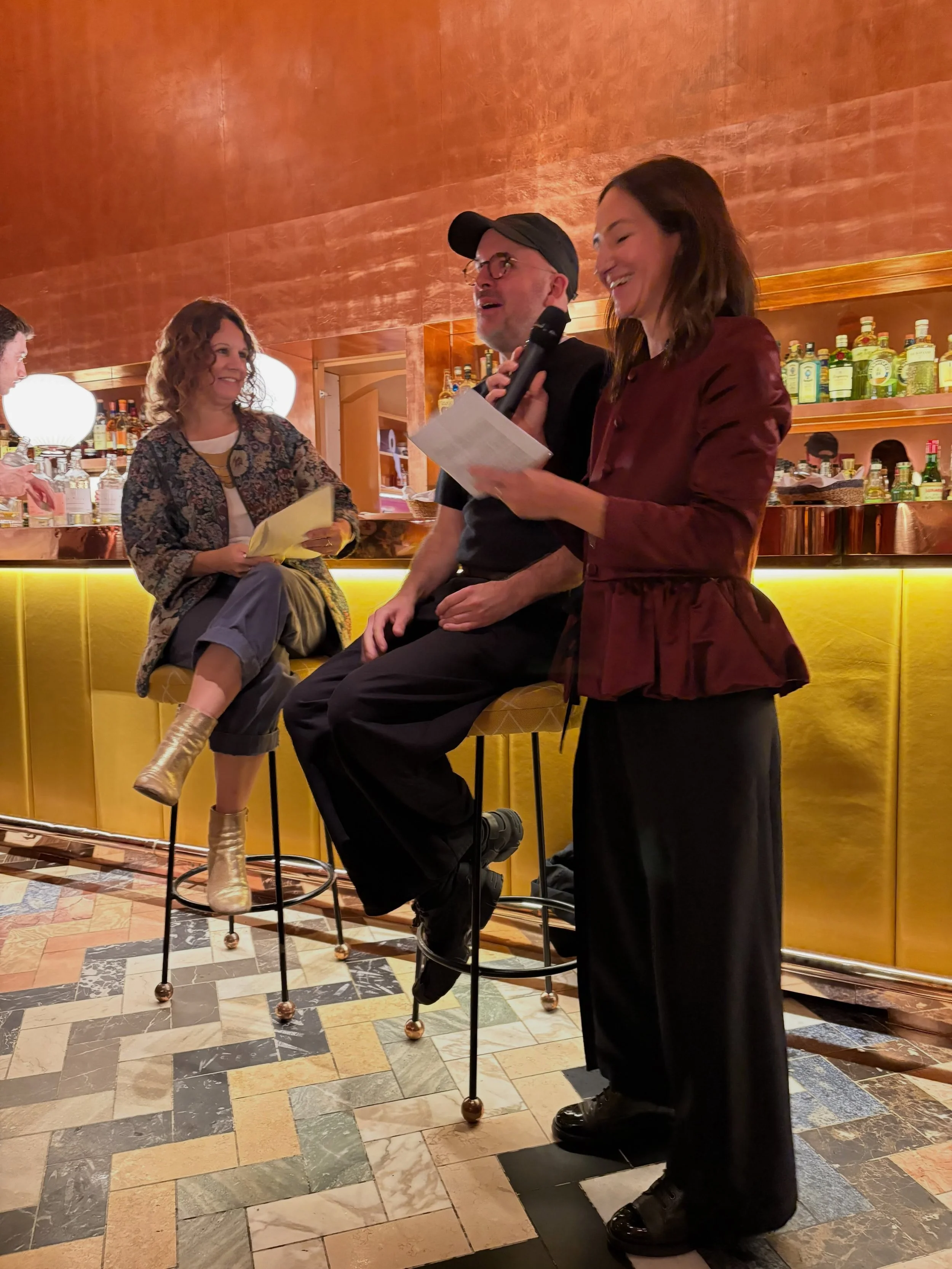 An amazing start to the day! Breakfast &amp; artist talk @sketchlondon with @canopycollections &amp; @jonathan_baldock with #gemmabrace - thank you all🙏🏽😊and so lovely to see @curatemovements&hearts;️