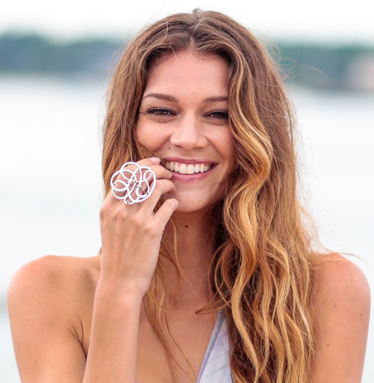 HAMPTONS magazine publication silver art jewelry 2018
