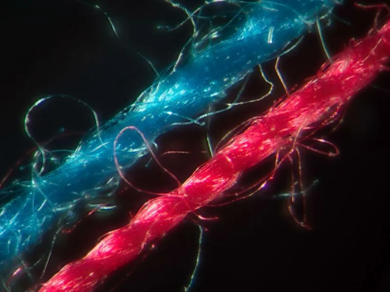Microfibres. Photo: Friends of the Earth