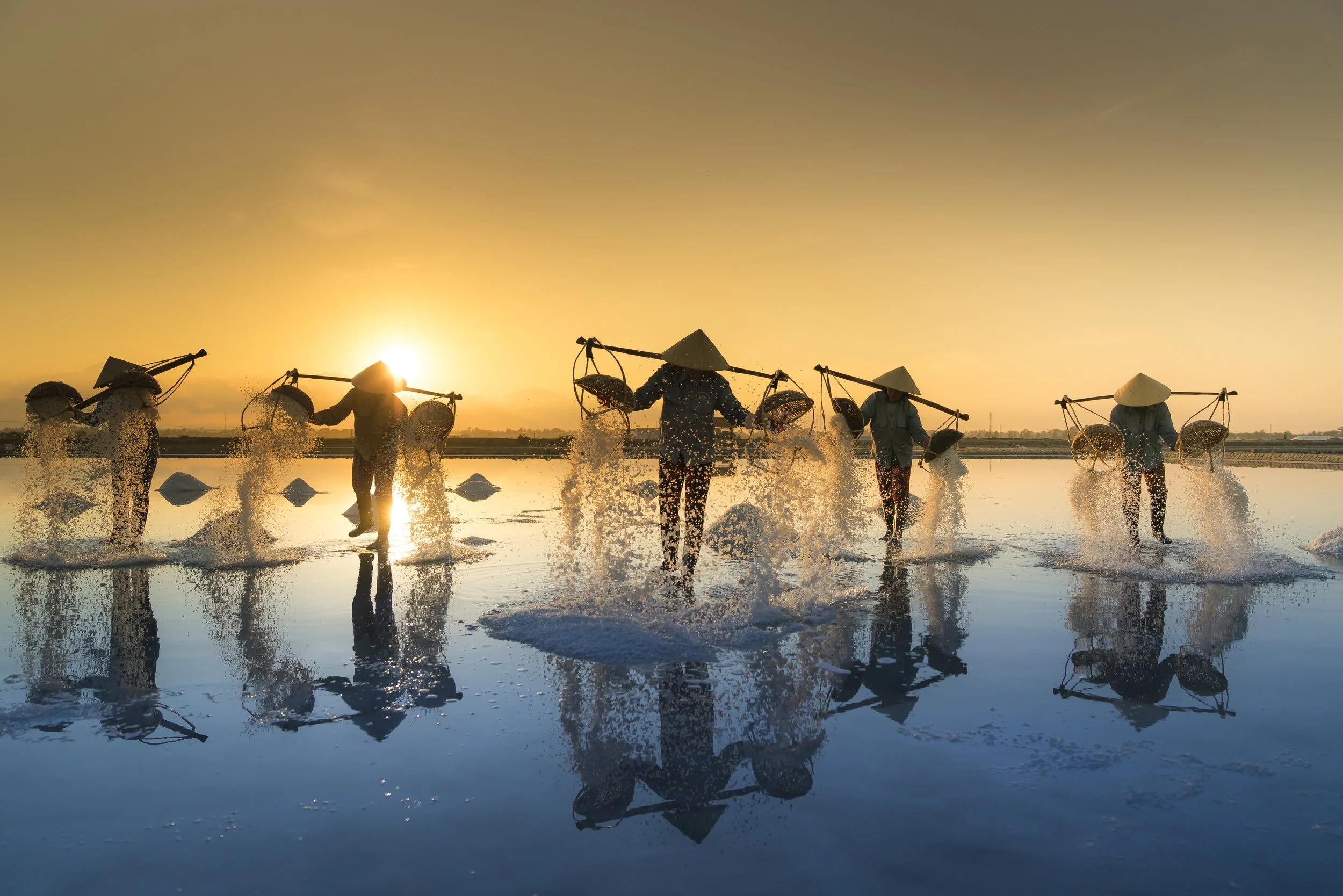 Table salt, harvested from seawater, has been found to contain plastic. Photo: Pixabay