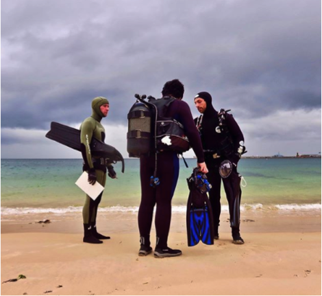 Dive briefing before a survey! Photo: Cape RADD