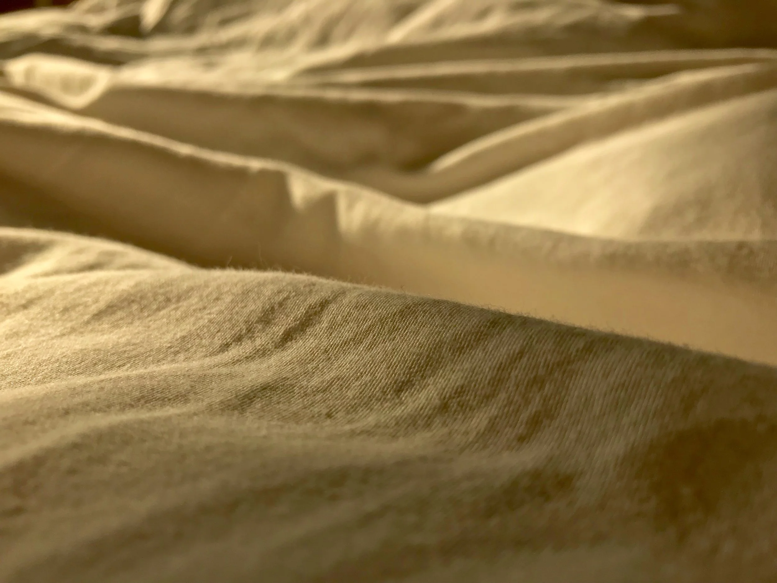 One foot in front of the other