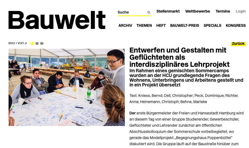 Press - Poppenbüttel Community House