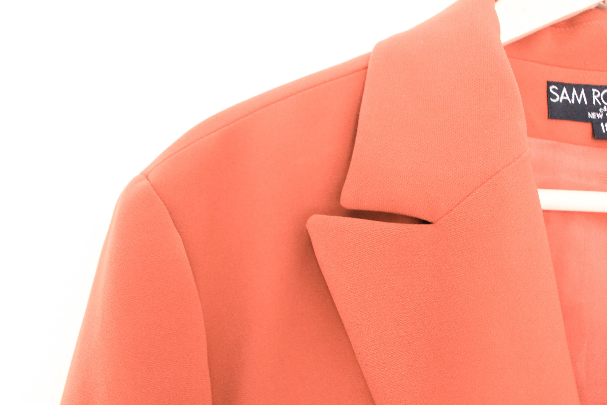 VOLD Fashion Vintage and Retro 90s Orange Blazer Review