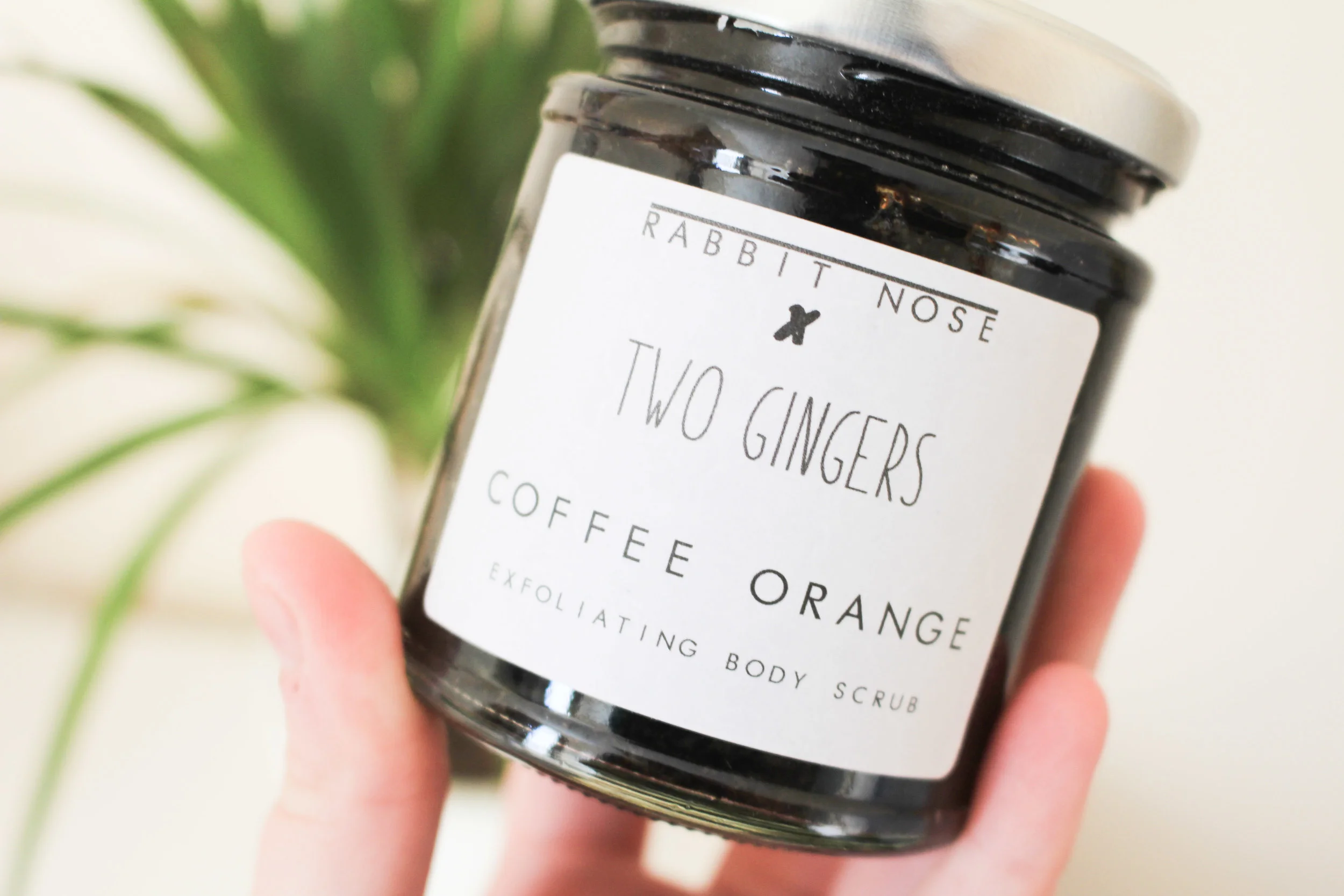 Rabbit Nose Apothecary Two Gingers Coffee Orange Exfoliating Body Scrub