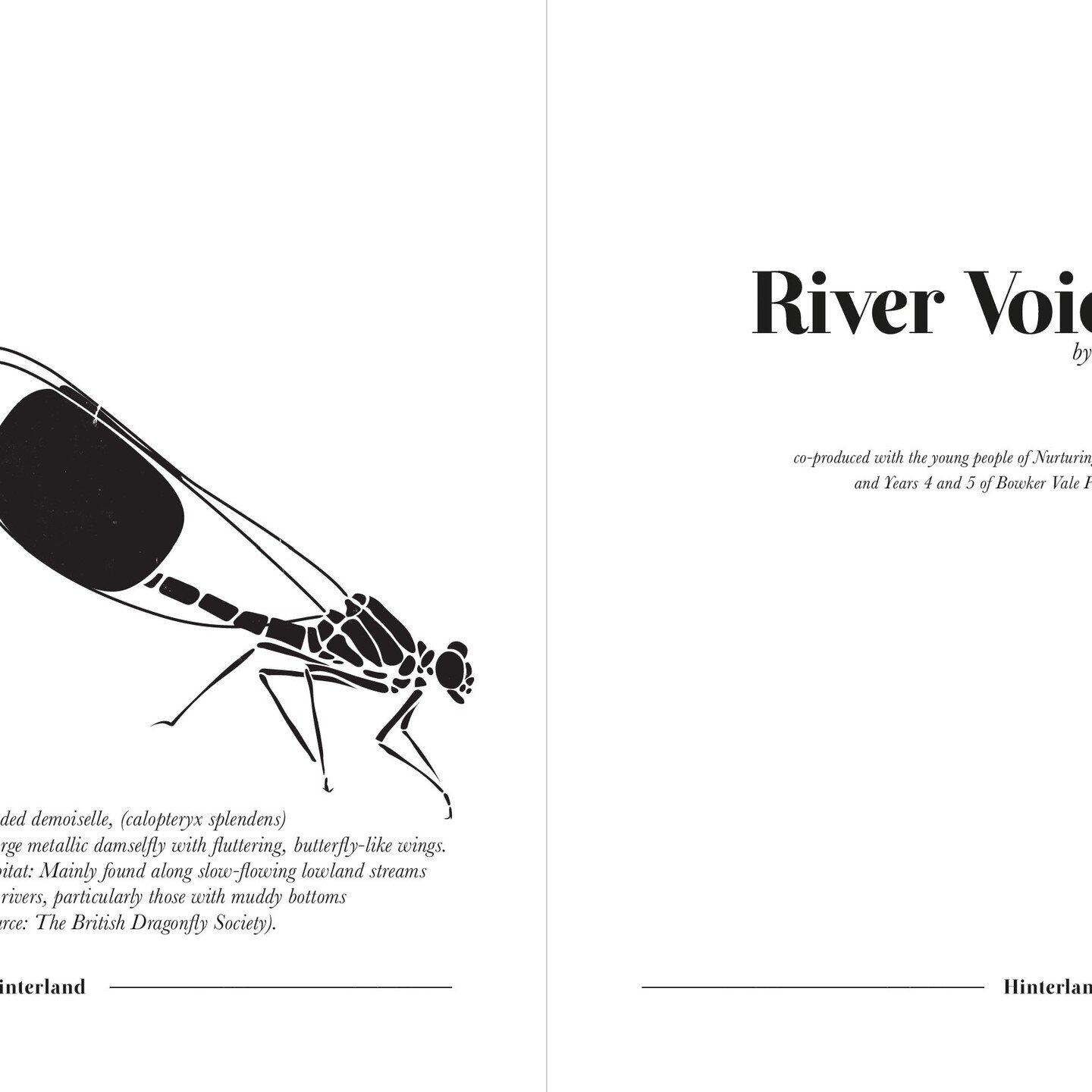 One of the fantastic pieces of climate writing in our latest issue is 'River Voices' by Joe Shute in collaboration with Bowker Vale Primary School and Nurturing Foundations. Joe told us &quot;It's about working with communities to rediscover 'lost' u