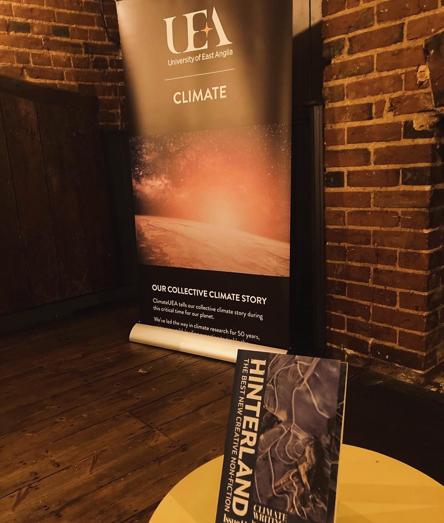 Celebrating our #climate writing special issue with #climateuea &amp; @uniofeastanglia &lsquo;s Critical Decade for Climate Change @the_york_tavern in Norwich last night. Thank you to those who joined us for the launch featuring wonderful readings by