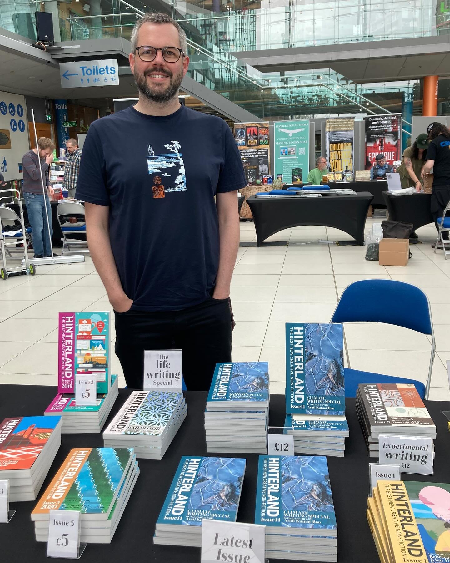 It was great to see so many of you yesterday at Norwich Independent Book &amp; Zine Fair @theforumnorwich - thanks so much for organising @salopress, see you next year!

#cityofliterature #literatureevent #selfpublishing #smallpresspublishing #hinter
