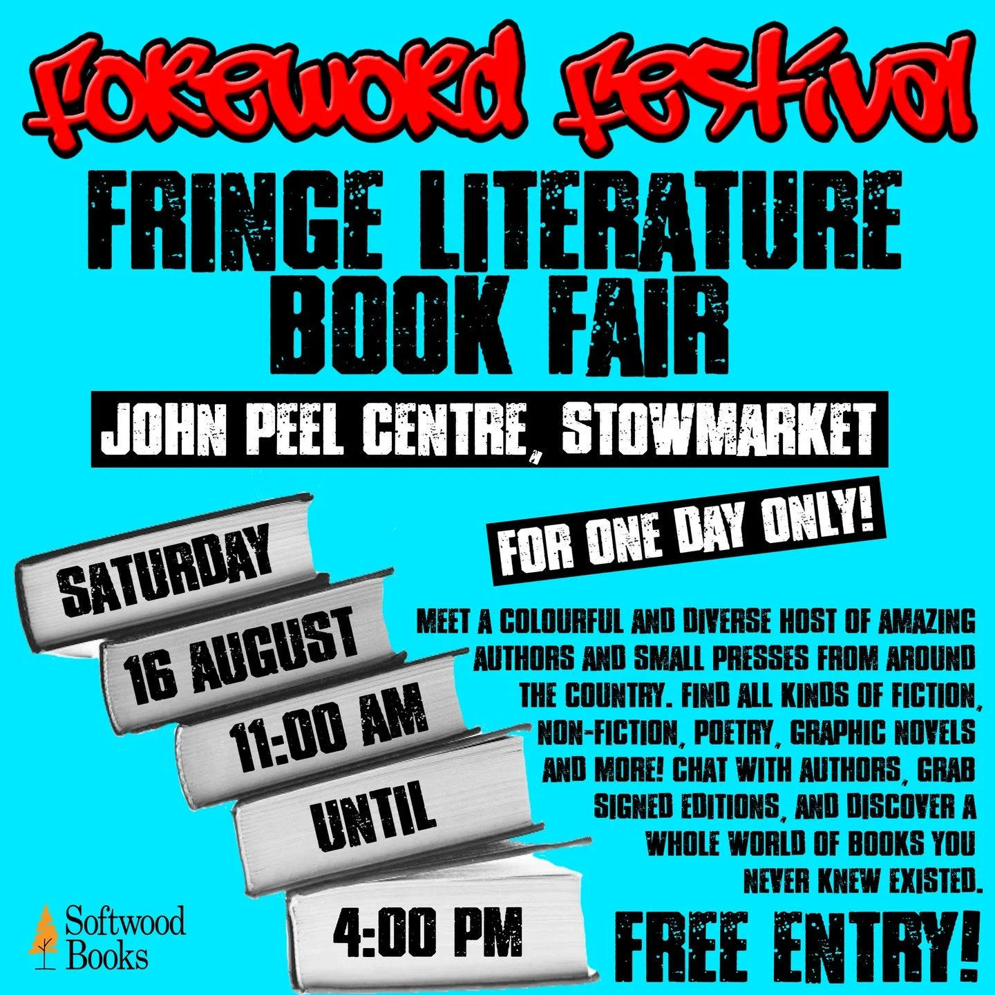 This week is the @forewordfestivaluk in Stowmarket, Suffolk, the UK&rsquo;s first fringe literature festival. The festival has been in full swing since last weekend, and has featured some amazing author talks, interviews, panels and workshops. 

This