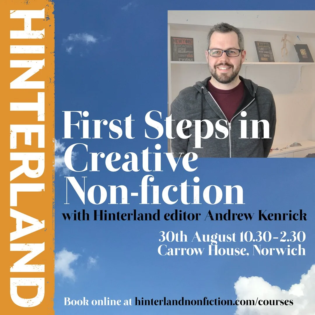 Just a couple more days until our first course, a taster day to introduce you to the craft of writing non-fiction. It's hosted by our very own founding editor @andrewmkenrick, in person in Norwich, this coming Saturday.
.
.
We still have tickets avai