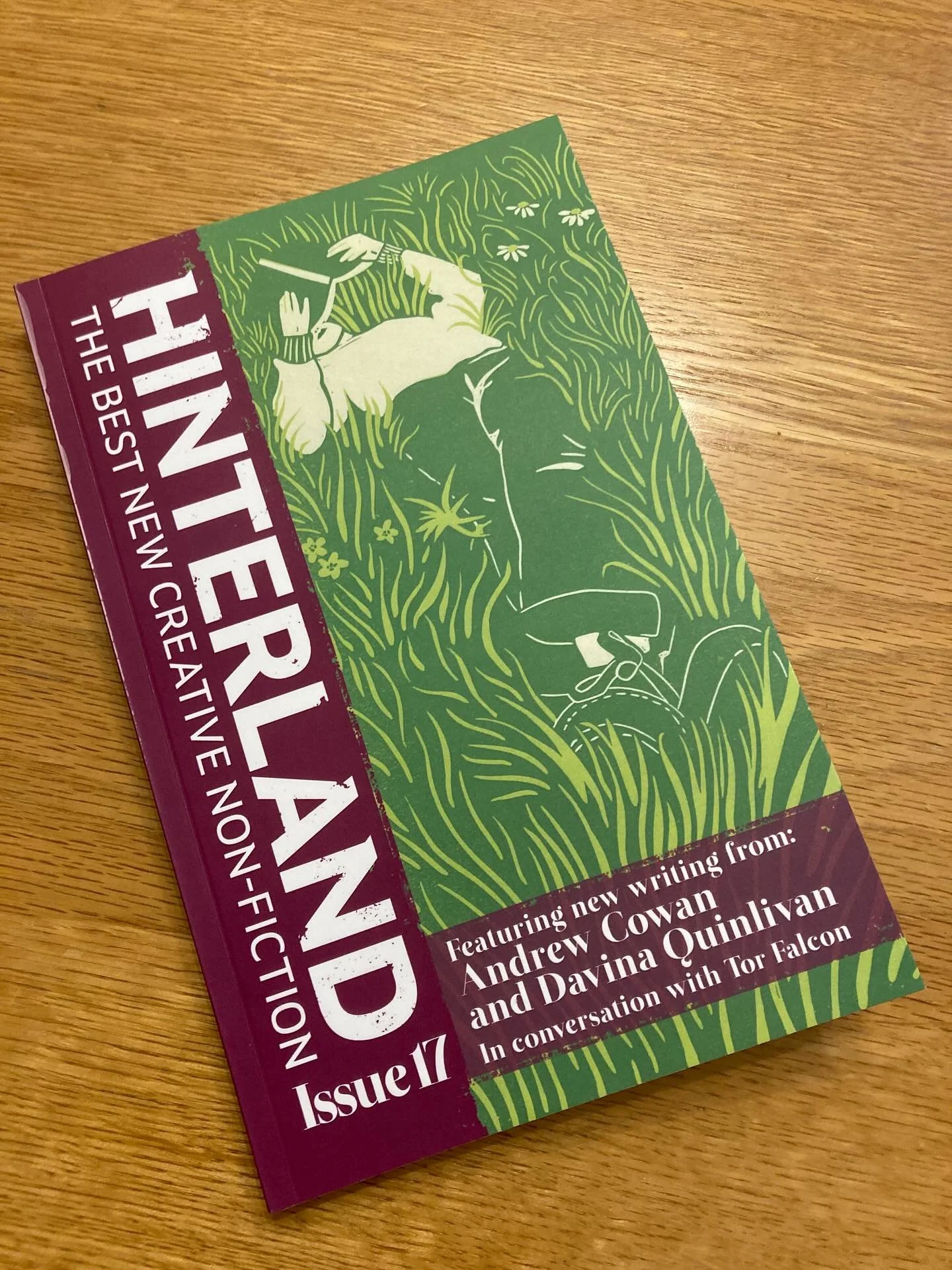 Very pleased to find the proof copy of Hinterland Issue 17 dropping through my letterbox this morning - it looks fab! Full print run due next week, so you&rsquo;ve still got time to order a copy via the link in our bio.
.
.
#placewriting #memoir #lif