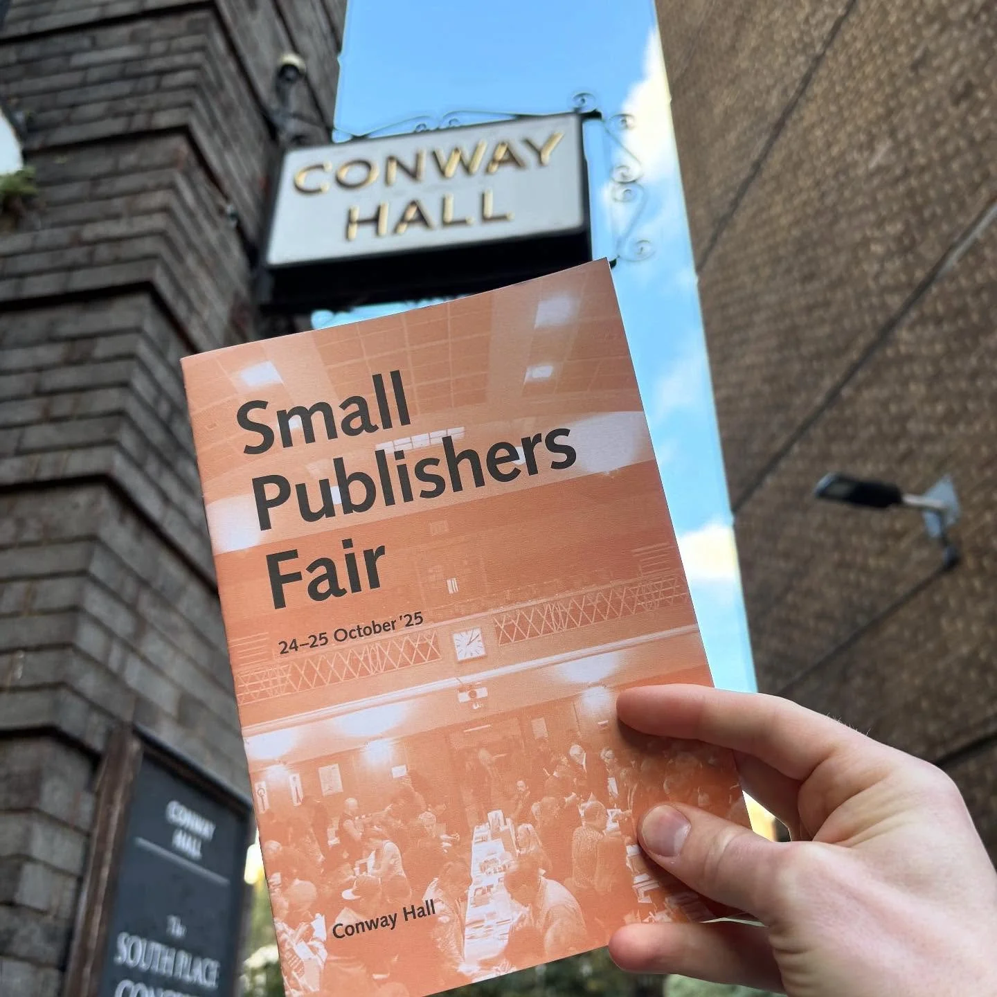 We are back at the @smallpublishers @conwayhall  today! We’re here till 7pm, with freshly printed copies of Issue 17 on sale and special show offers.
.
.
#smallpublishersfair #UK #conwayhall #BookFair #Books #BooksBooksBooks #publishingfair #sm