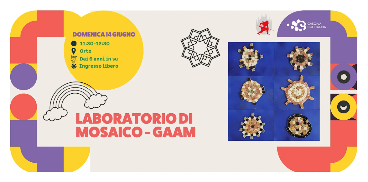 Laboratorio di mosaico per bambini - Cascina Cuccagna