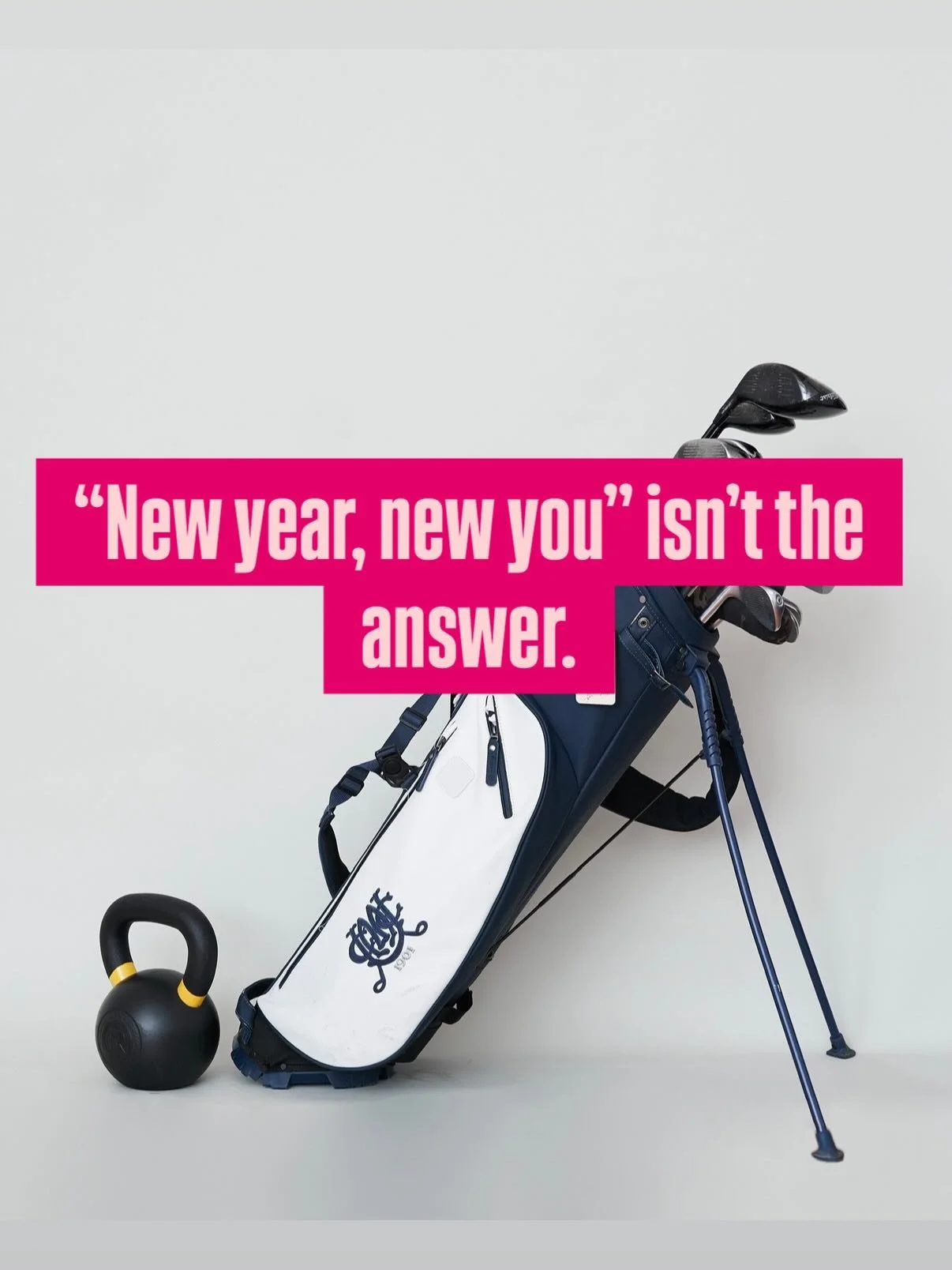 You don&rsquo;t need to destroy yourself in January to see results.

Sustainable beats extreme every time.

👉🏼 Ready to train smarter? DM me &ldquo;SWING STRONG&rdquo; to get started.