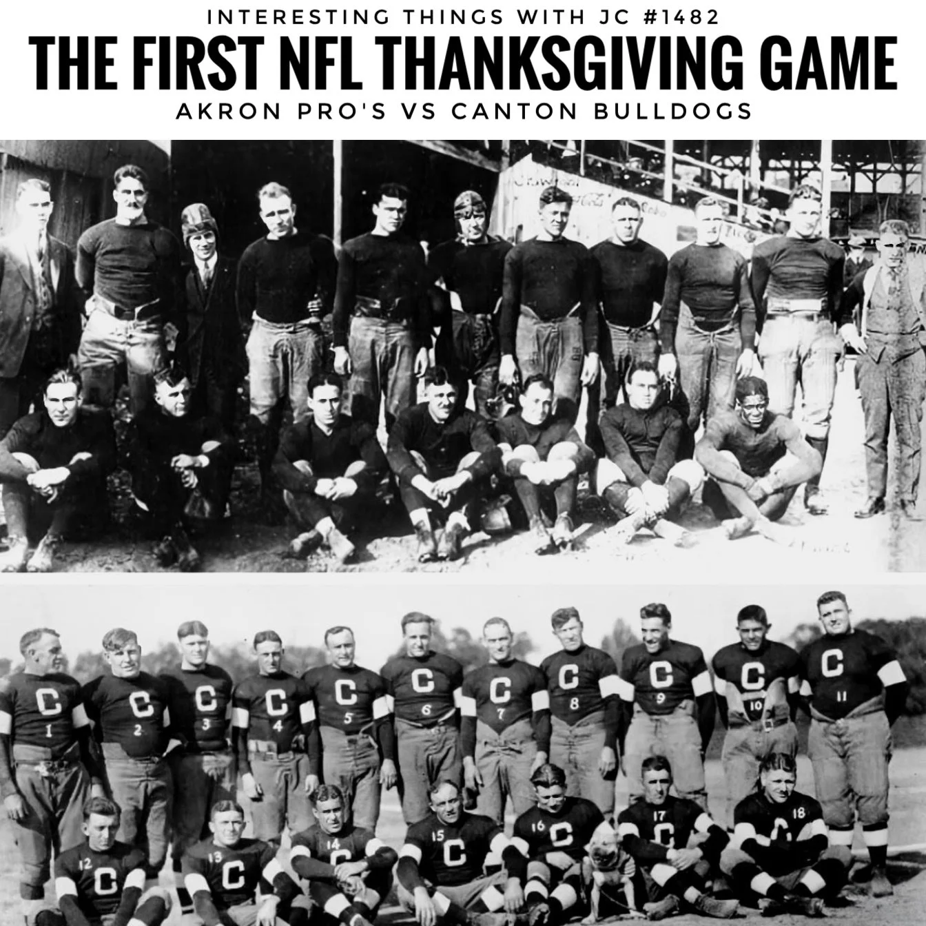 1482: "The First NFL Thanksgiving Game"