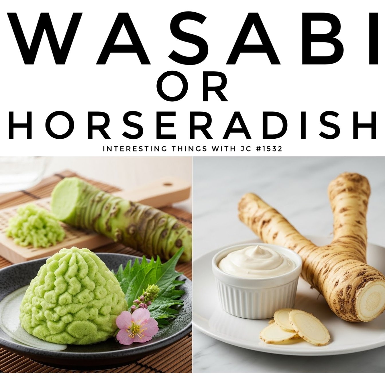 1532: "Wasabi or Horseradish?"
