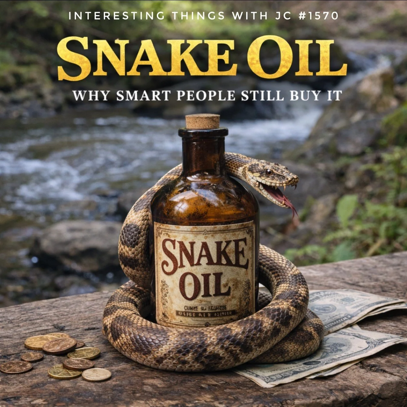 1570: "Snake Oil: Why Smart People Still Buy It"