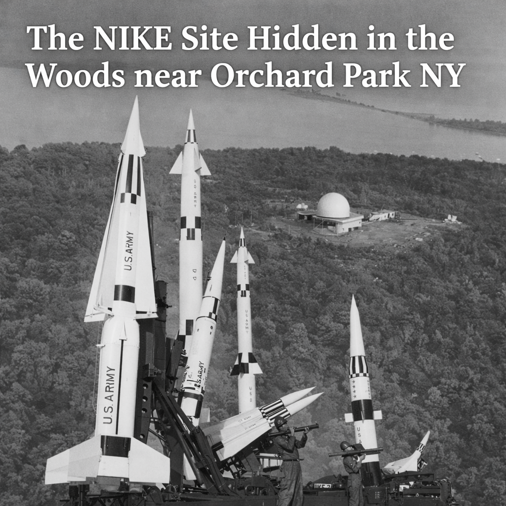 1591: "The NIKE Site Hidden in the Woods Near Orchard Park"