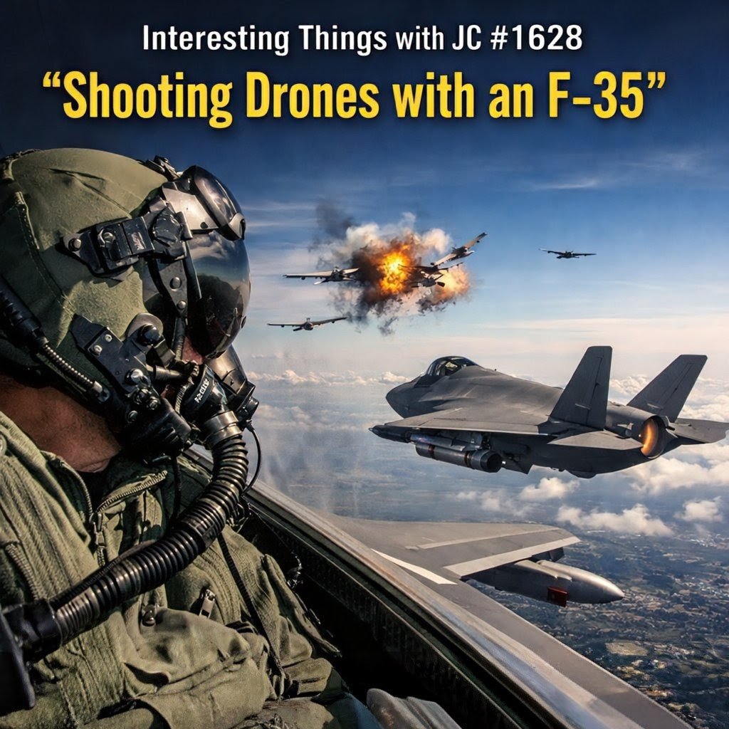 1628: "Shooting Drones with an F-35" 
