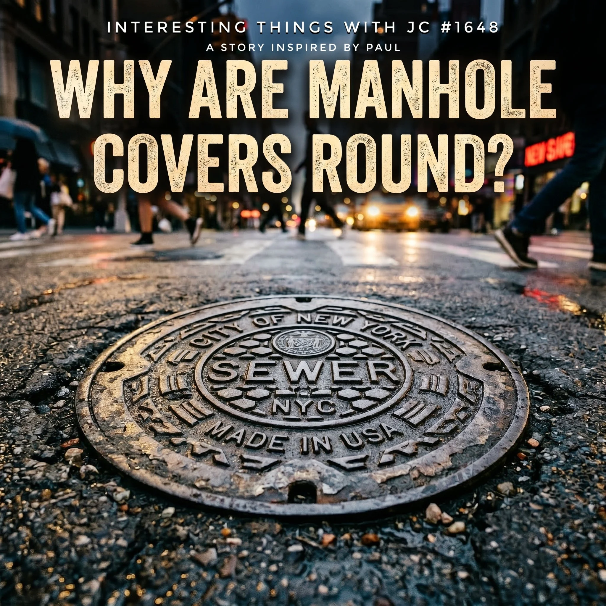 1648: "Why Are Manhole Covers Round?"