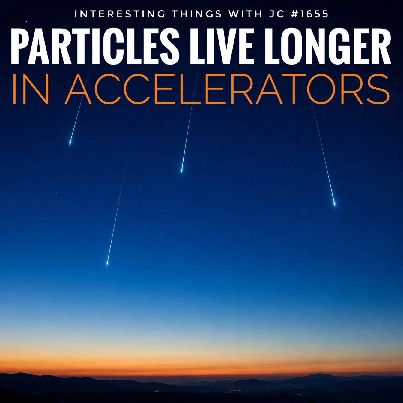 1655: "Particles Live Longer in Accelerators" 