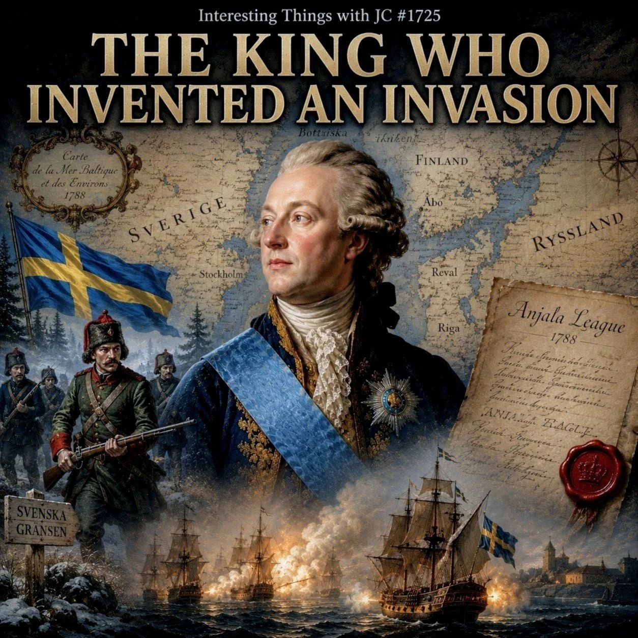 1725: "The King Who Invented an Invasion" — Interesting Things with JC cover