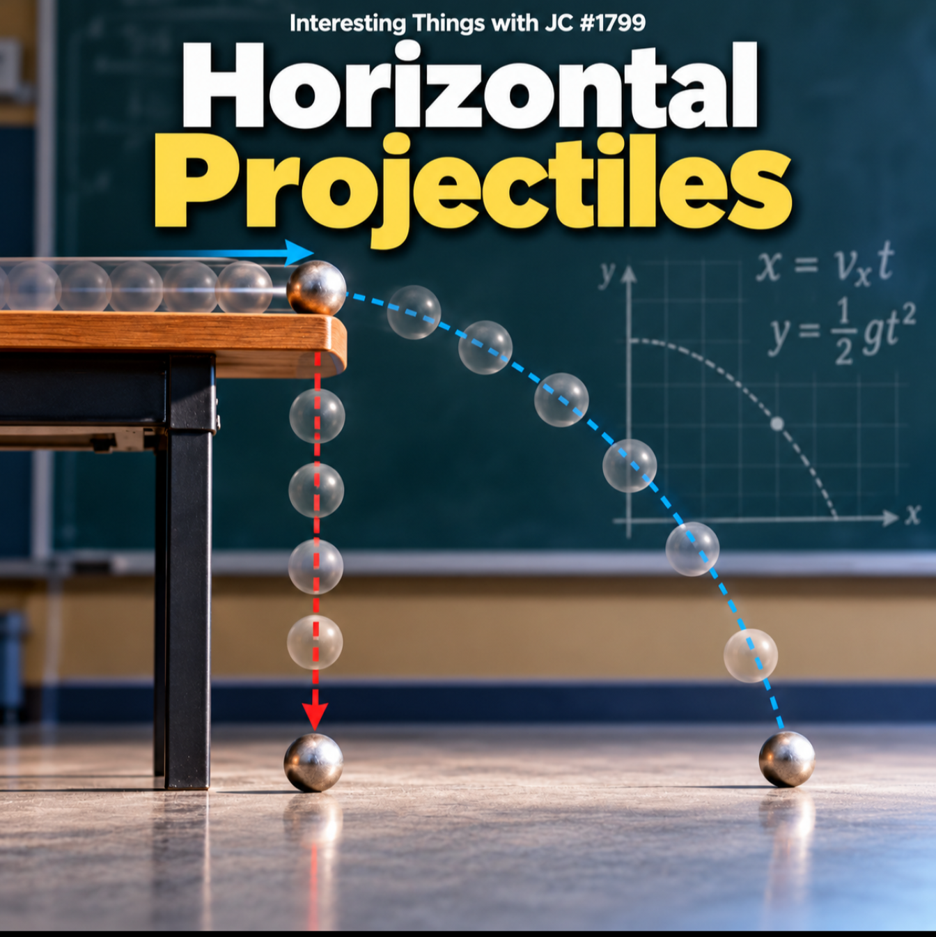 1799: “Horizontal Projectiles”