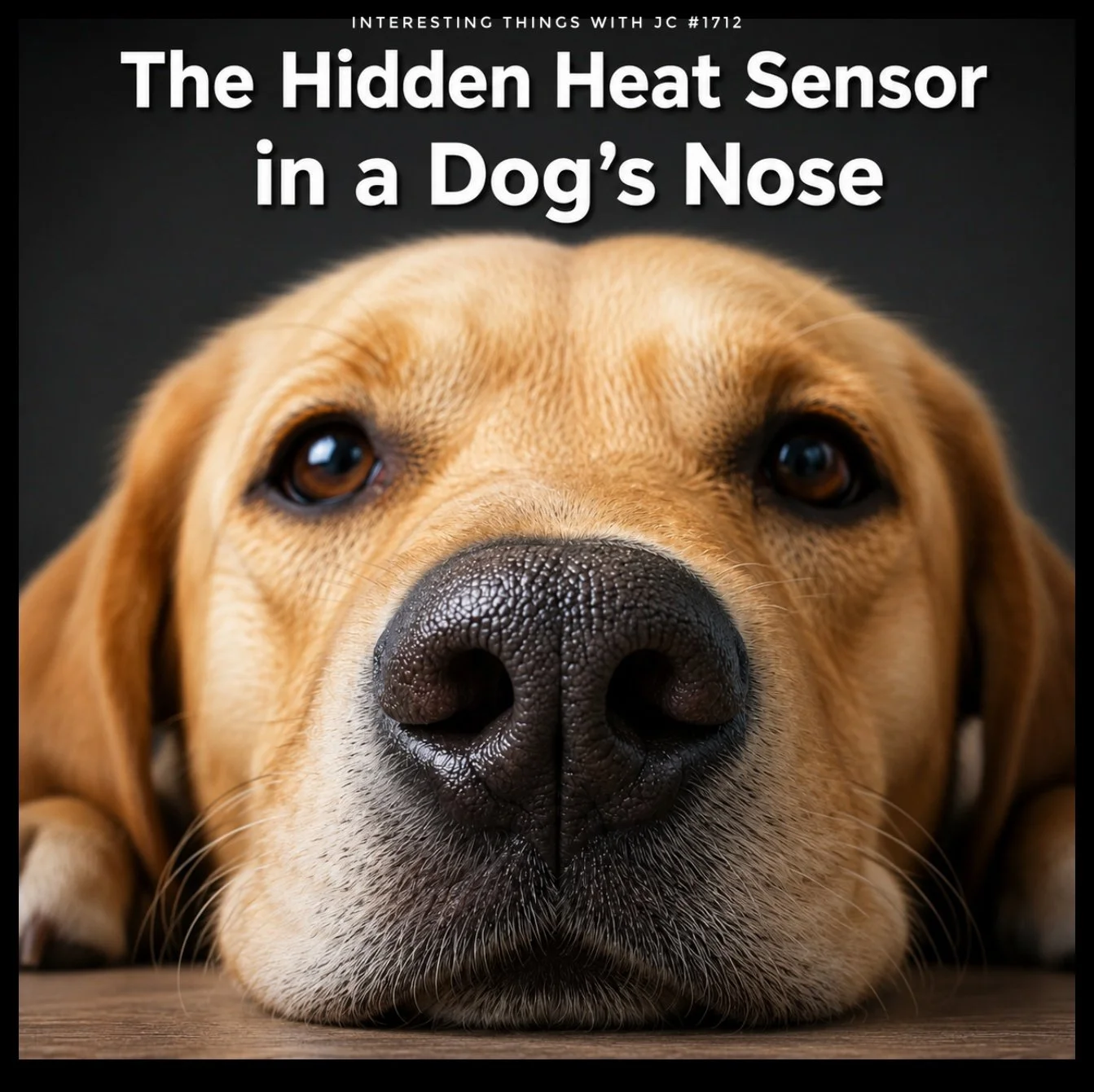 1712: "The Hidden Heat Sensor in a Dog's Nose"