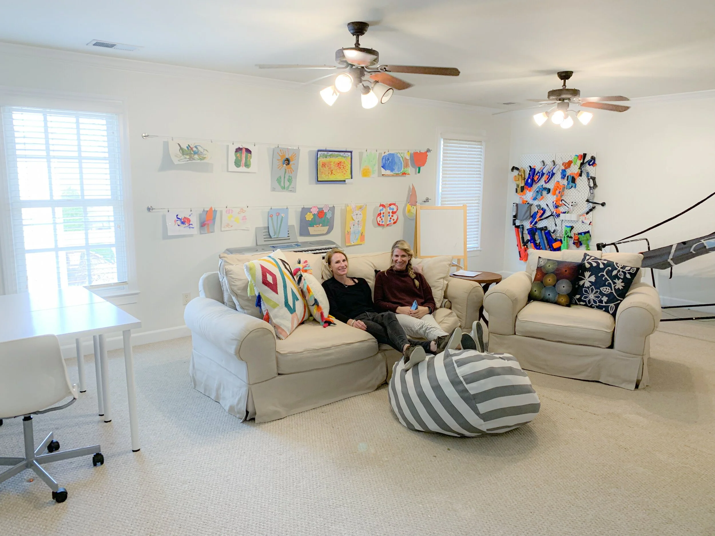 Playroom Re-do with Blue Pencil Home