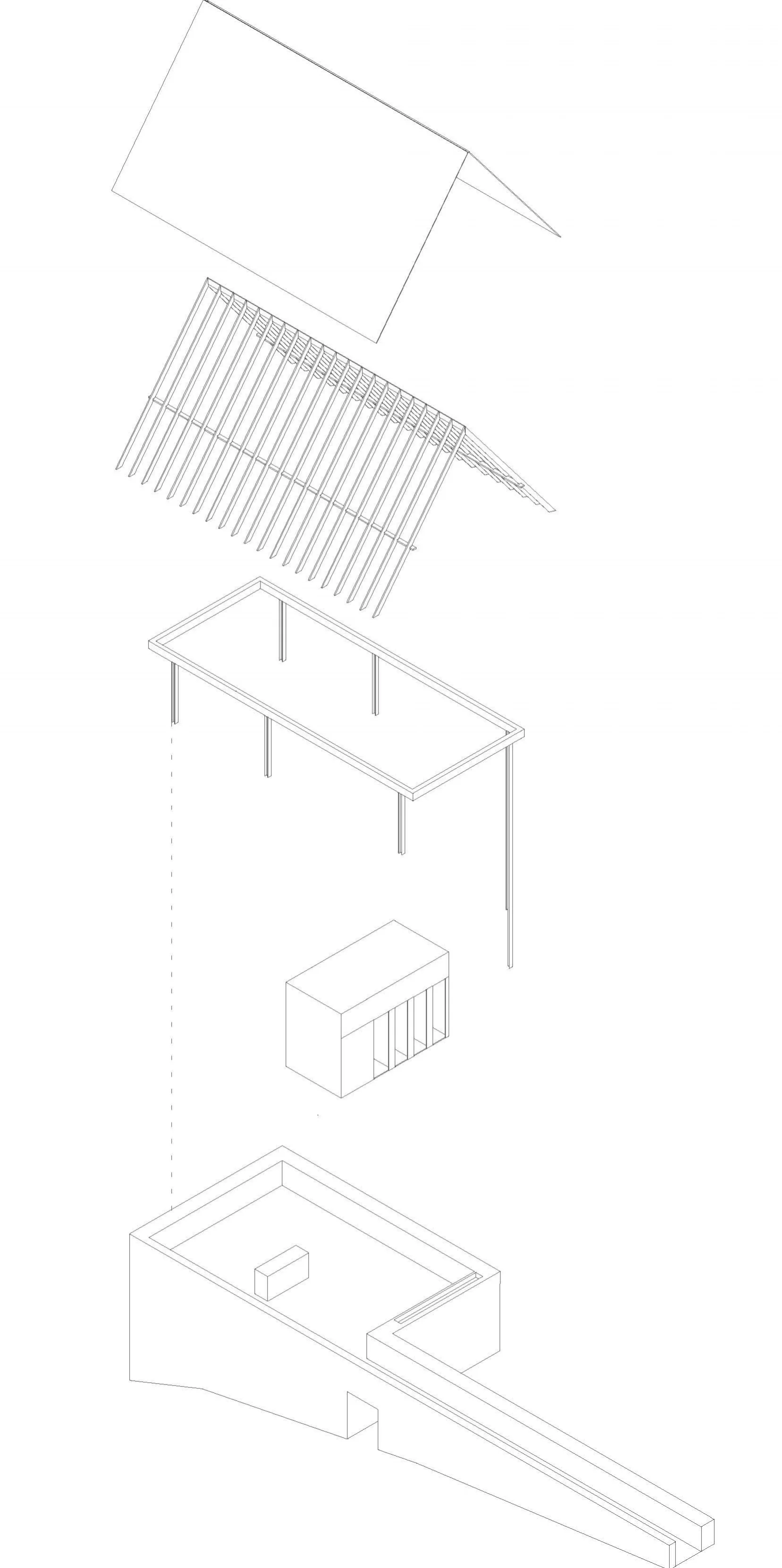 Exploded axonometric