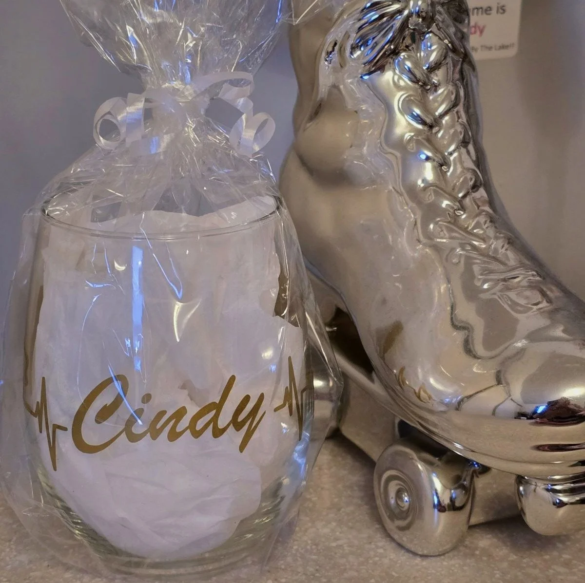 RollerSkate Stemless Glass