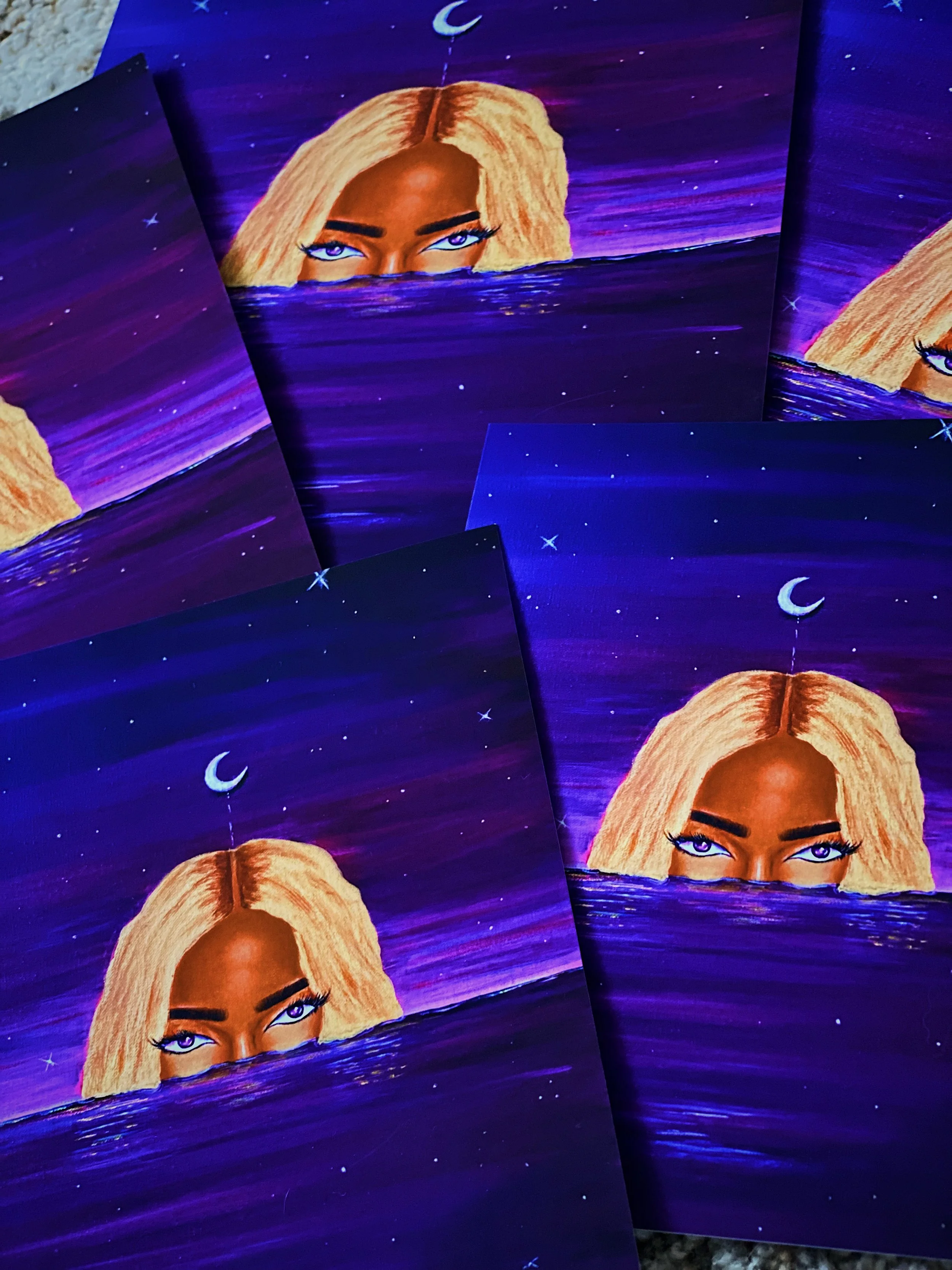 TIDE TO THE MOON PRINT