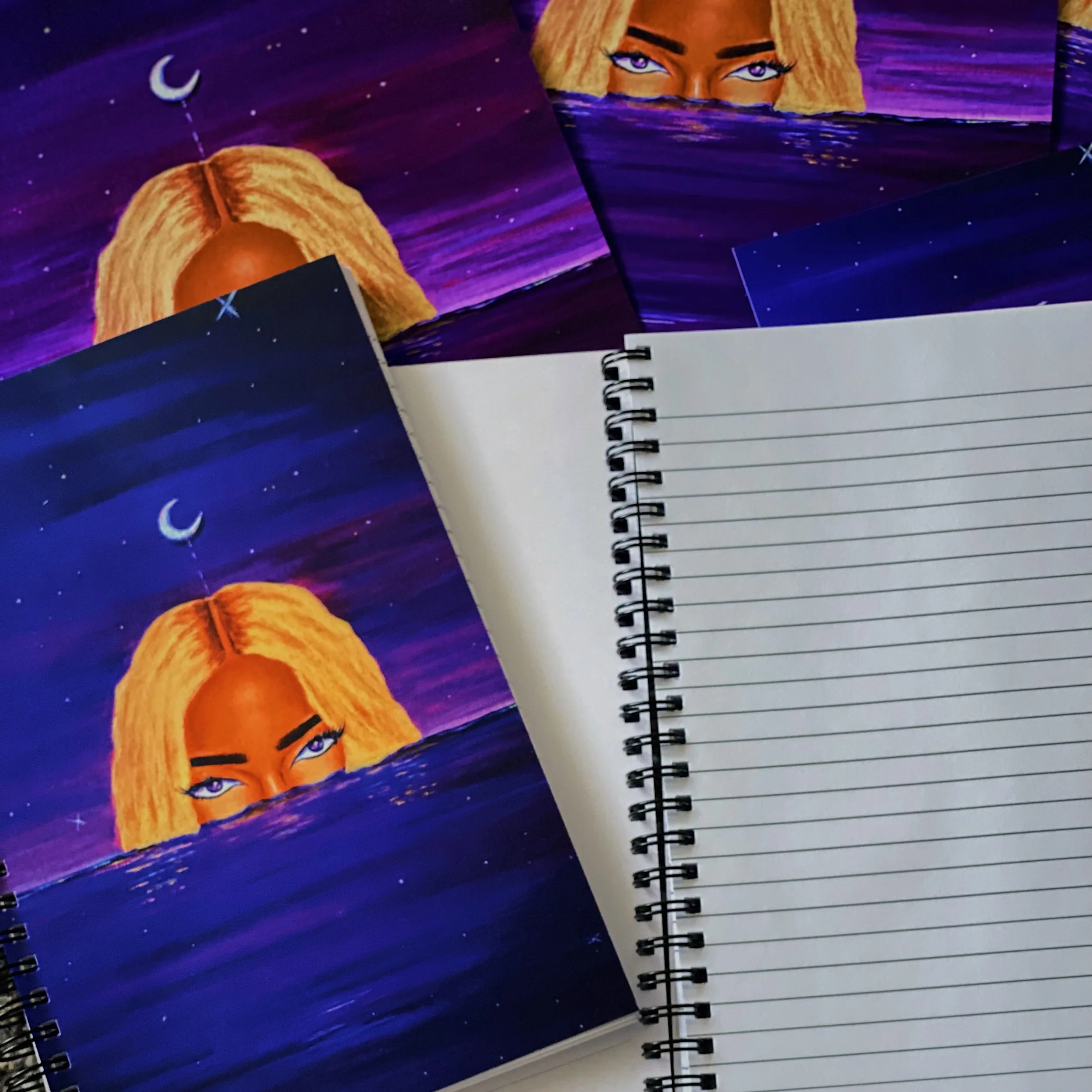 Tide to the Moon Notebook