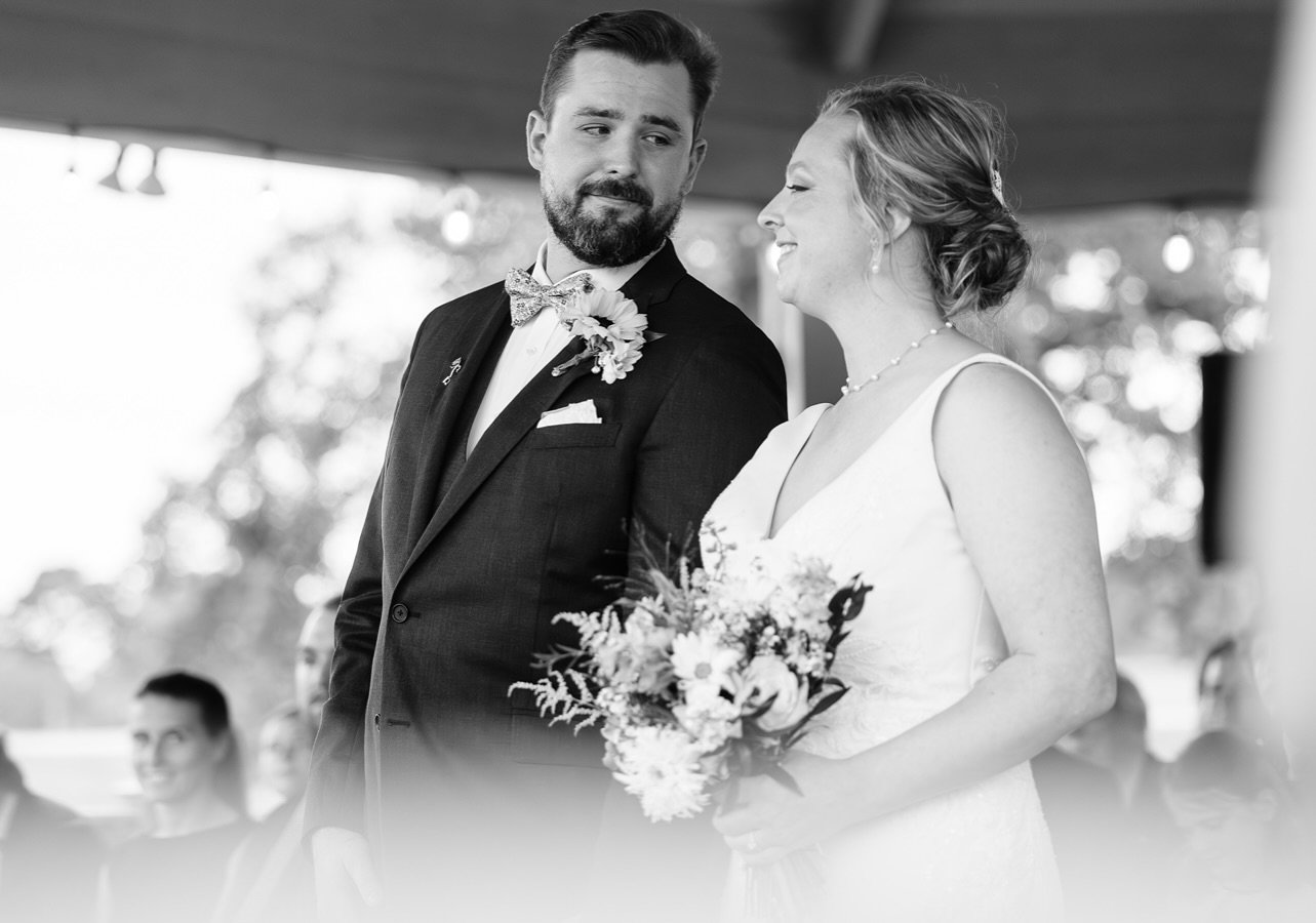 The way he&rsquo;s looking at his bride ❤️ I love witnessing these fleeting moments that speak volumes!
