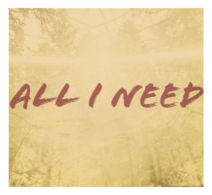 ALL I NEED by John Johns programmed drums, percussion, and synthesizers, engineered, produced, mixed, mastered