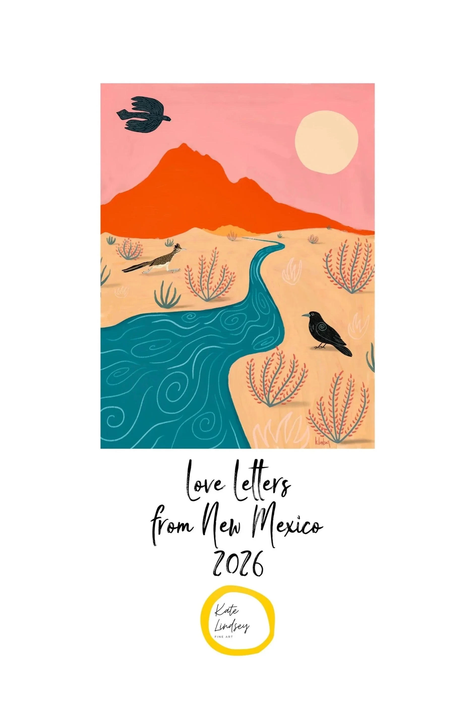 2026 Love Letters from New Mexico calendar