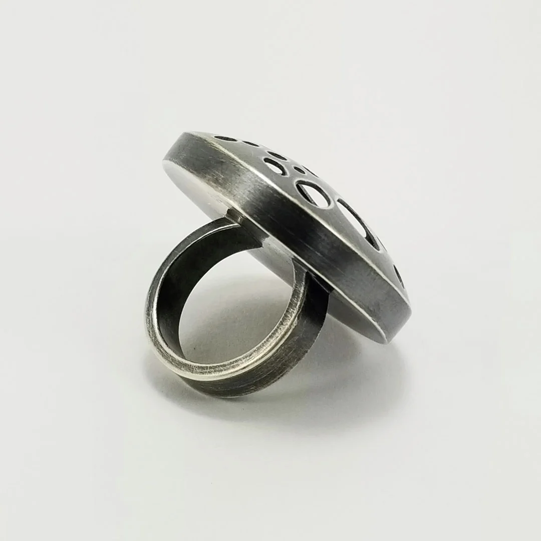 Universe Ring | Stacey Russell Booth | Metalsmith Artist | Contemporary Jewelry | Denver, Colorado