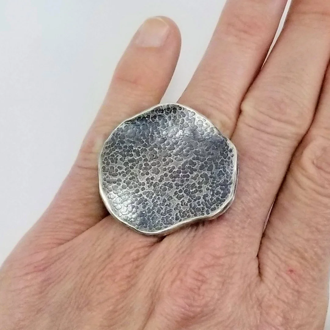 Wide Band Ring | Stacey Russell Booth | Metalsmith Artist | Contemporary Jewelry | Denver, Colorado