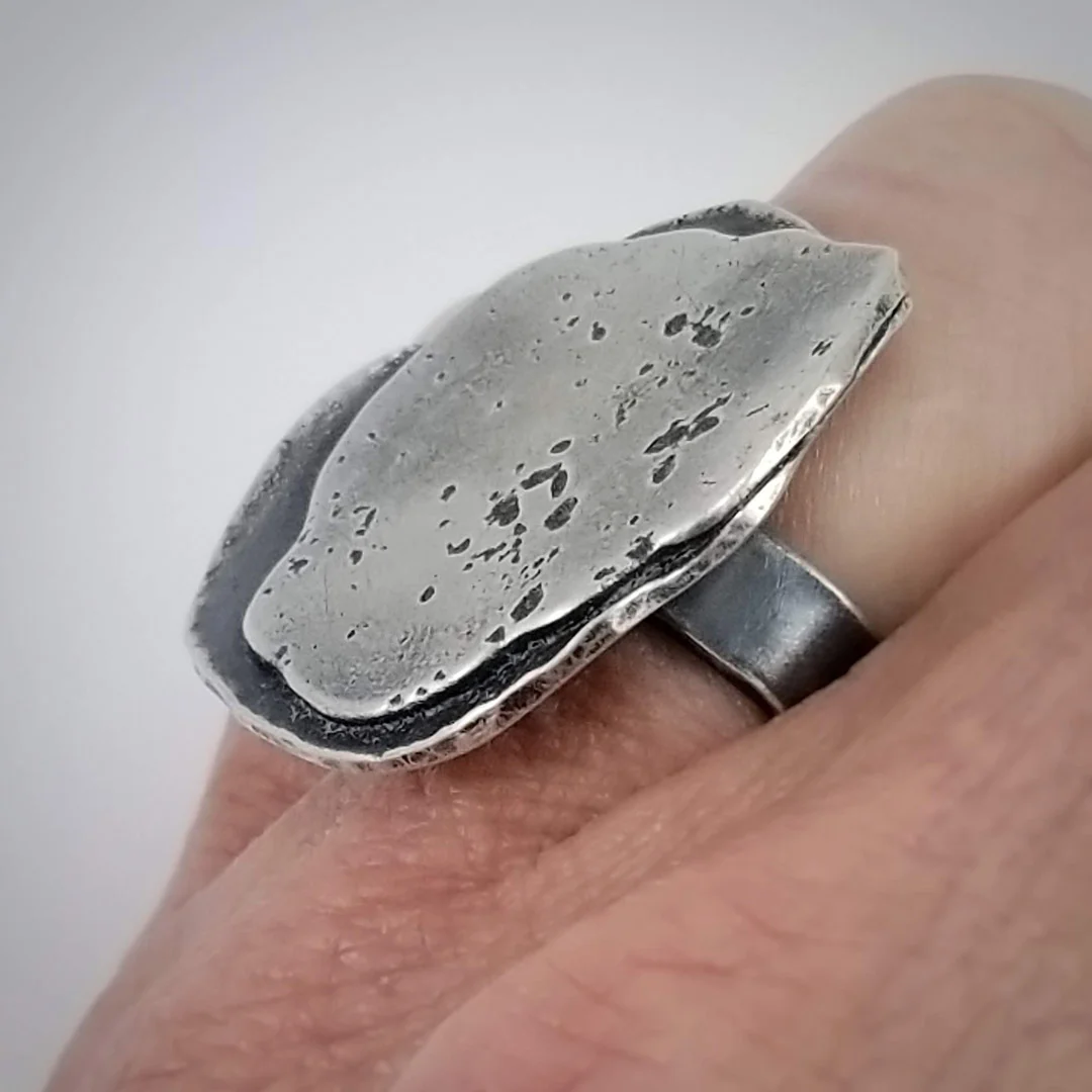 Layers Ring | Stacey Russell Booth | Metalsmith Artist | Contemporary Jewelry | Denver, Colorado