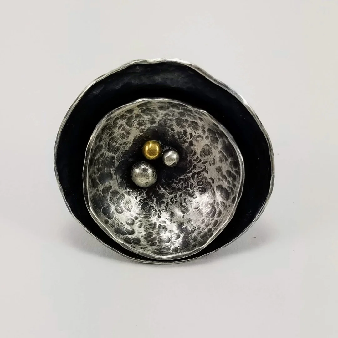 Nested Ring | Stacey Russell Booth | Metalsmith Artist | Contemporary Jewelry | Denver, Colorado