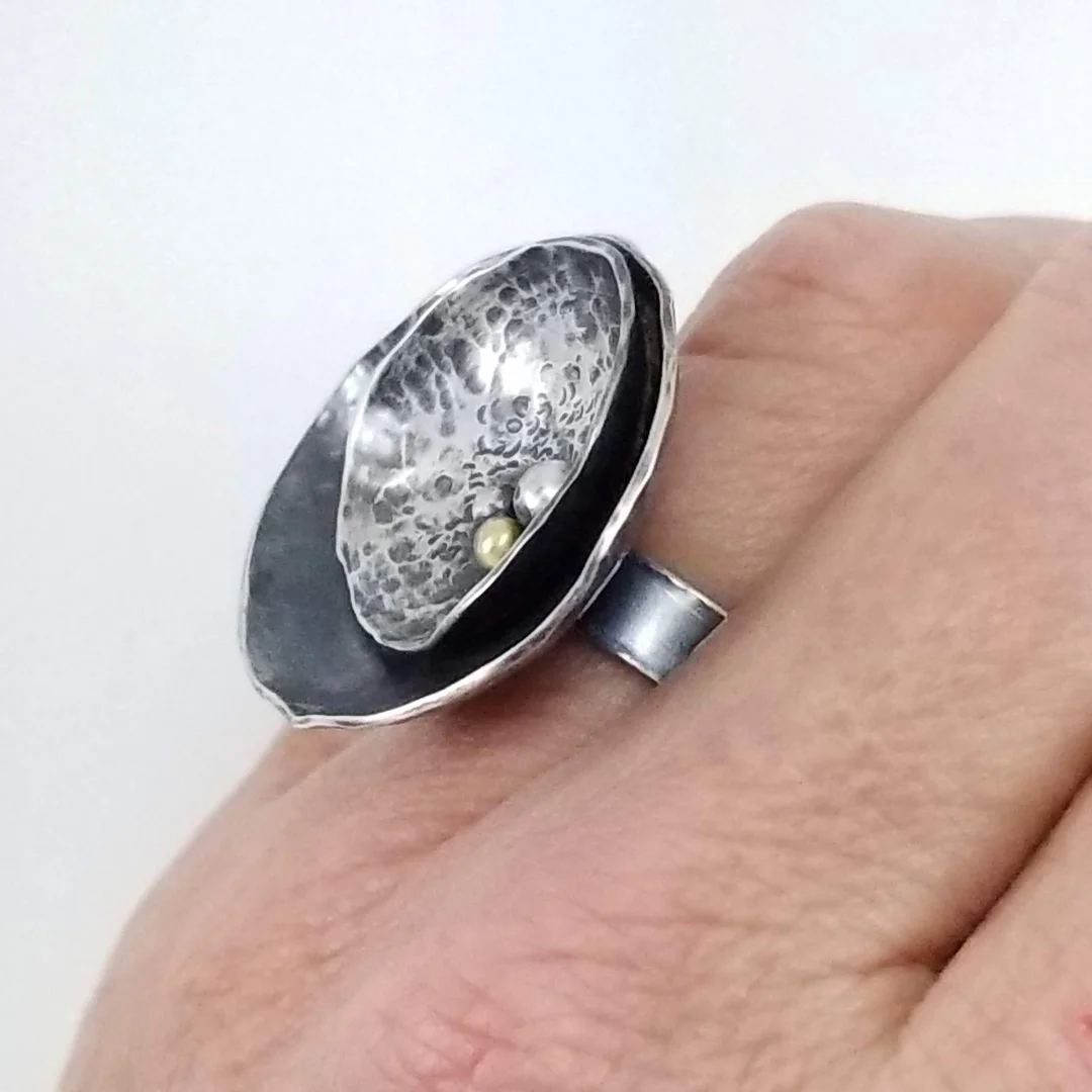 Nested Ring | Stacey Russell Booth | Metalsmith Artist | Contemporary Jewelry | Denver, Colorado