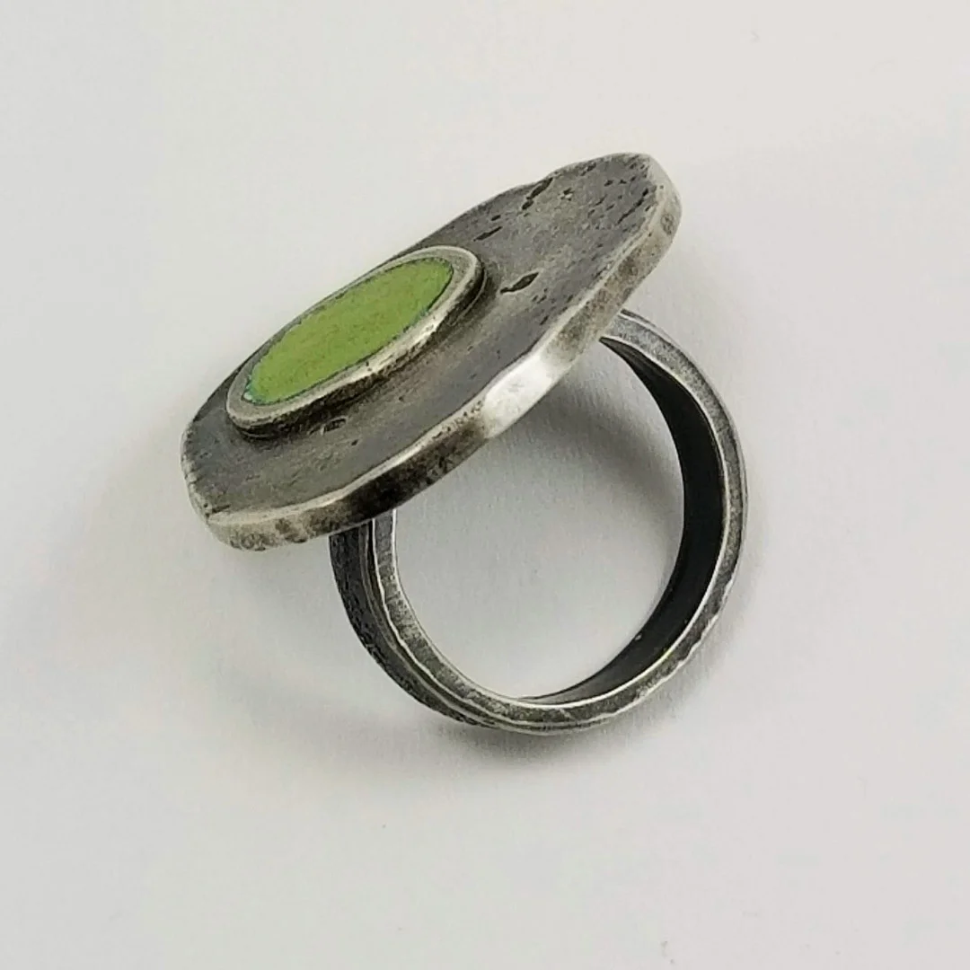 Pool Ring | Stacey Russell Booth | Metalsmith Artist | Contemporary Jewelry | Denver, Colorado