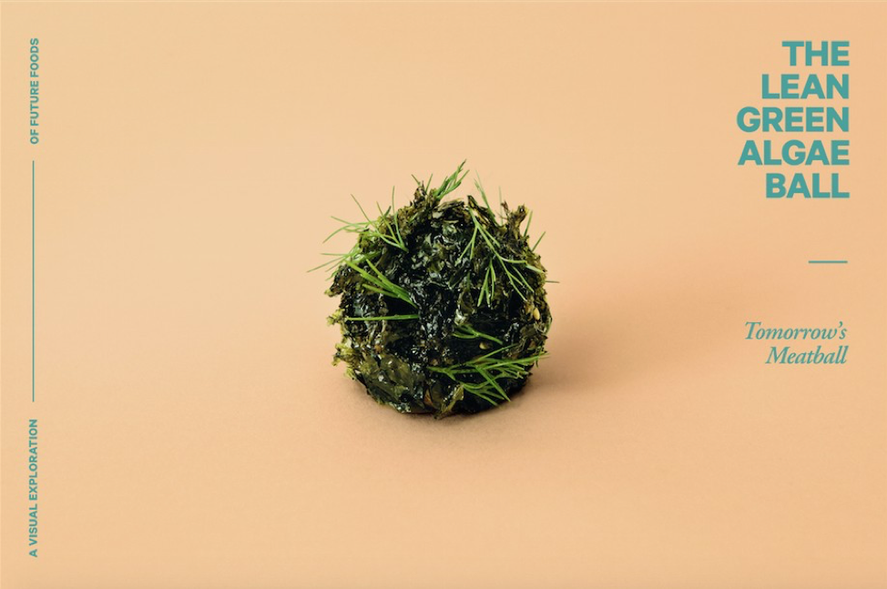The food of the future? An artistic rendition of use of algae in nutrition. Credit: Space10