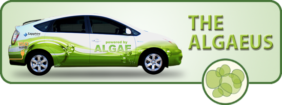 The Algaeus, an entirely algae-fueled car. Credit: Fuel Film