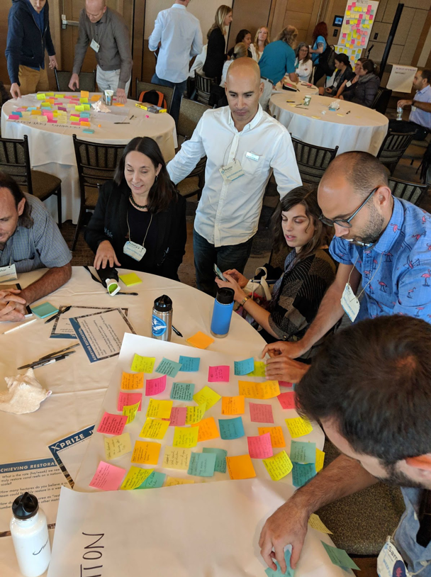 Brainstorming session. Photo by Coral Restoration Consortium.