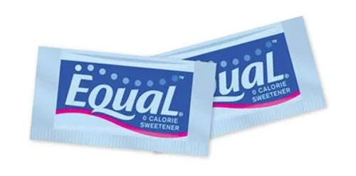 Equal is just one of the numerous artificial sweeteners used today. Artificial sweeteners are sweet, but have zero calories because they bind the same receptors as glucose on your tongue, but cannot be metabolized.