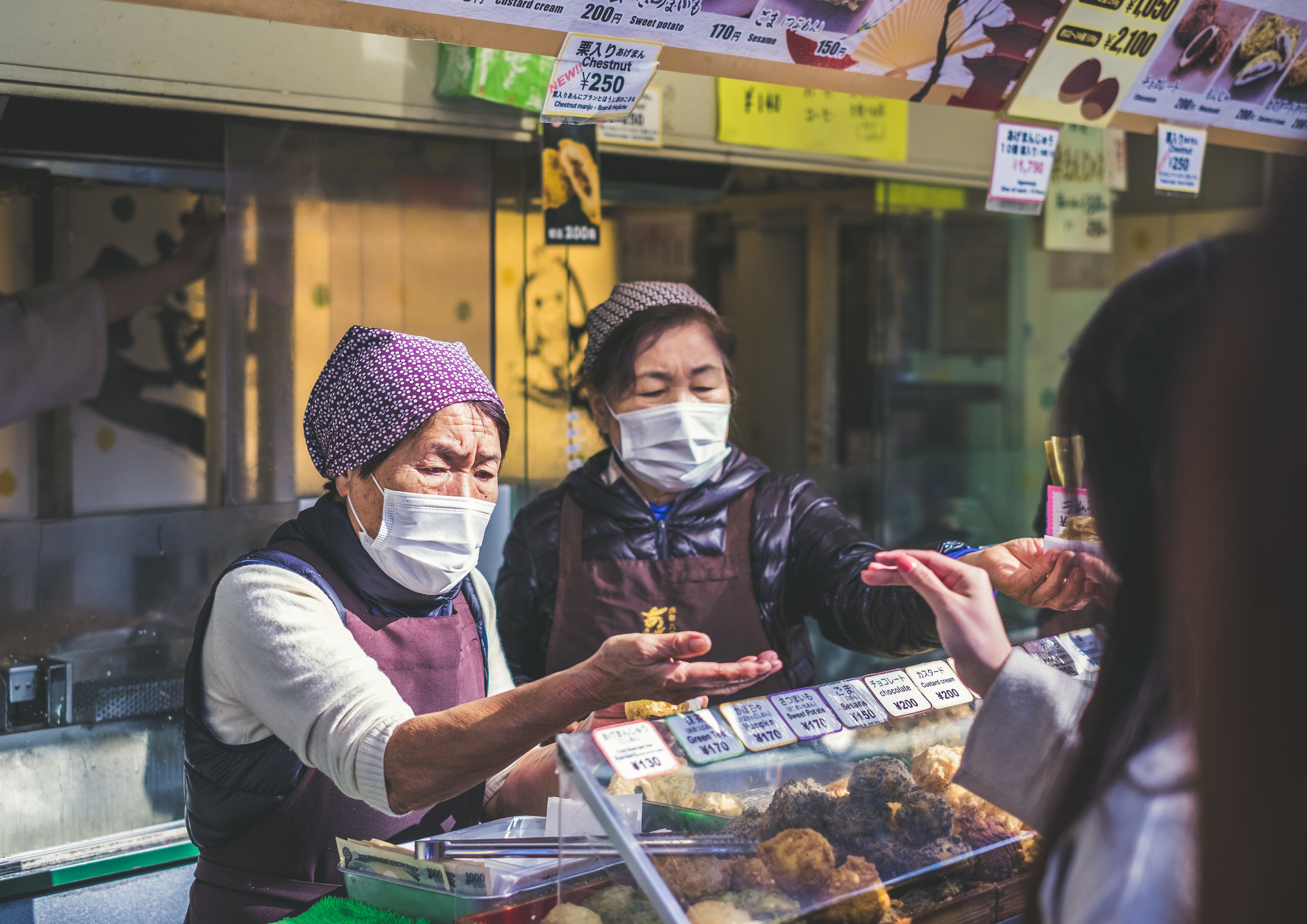 Masks such as these are worn to protect against infectious diseases. Photo credit: Jeremy Senuit