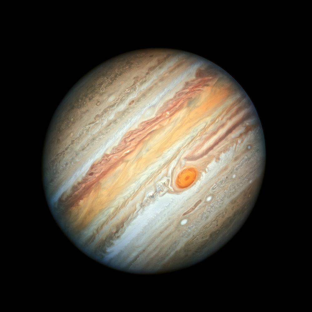 Jupiter's Colorful Palette