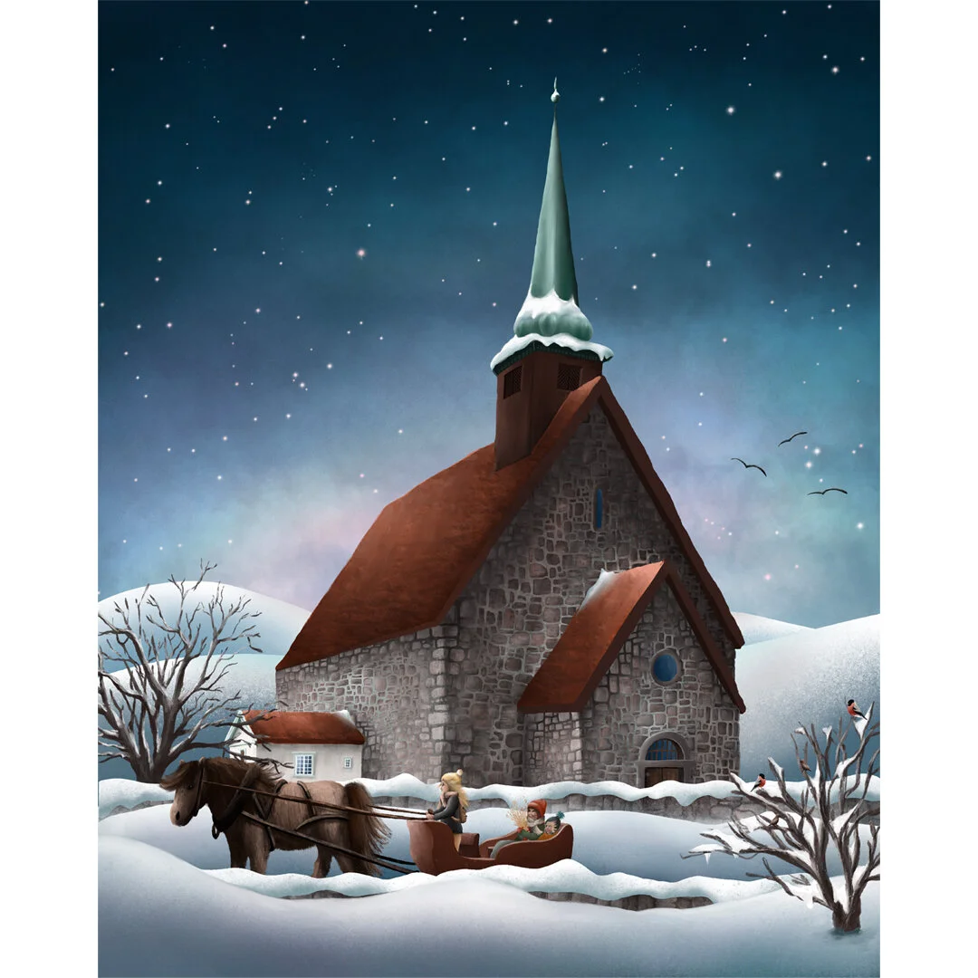Vinternatt i Trøndelag 40x50cm (DGA) 10stk.jpg